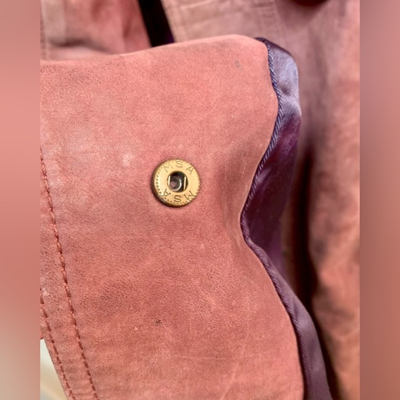 🔥VTG Genuine Leather Trench Coat Ankle Duster 80s 90s Cowboy Western Full Length - Picture 10 of 16